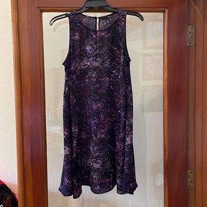 Aqua Swing Dress - Size Small - Color Purple